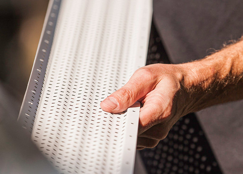 Close-up of Gutter RX gutter