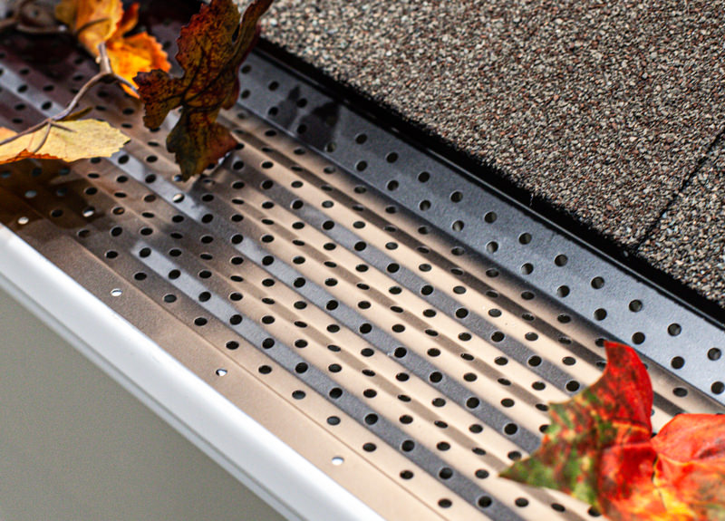 Close-up of Gutter RX gutter